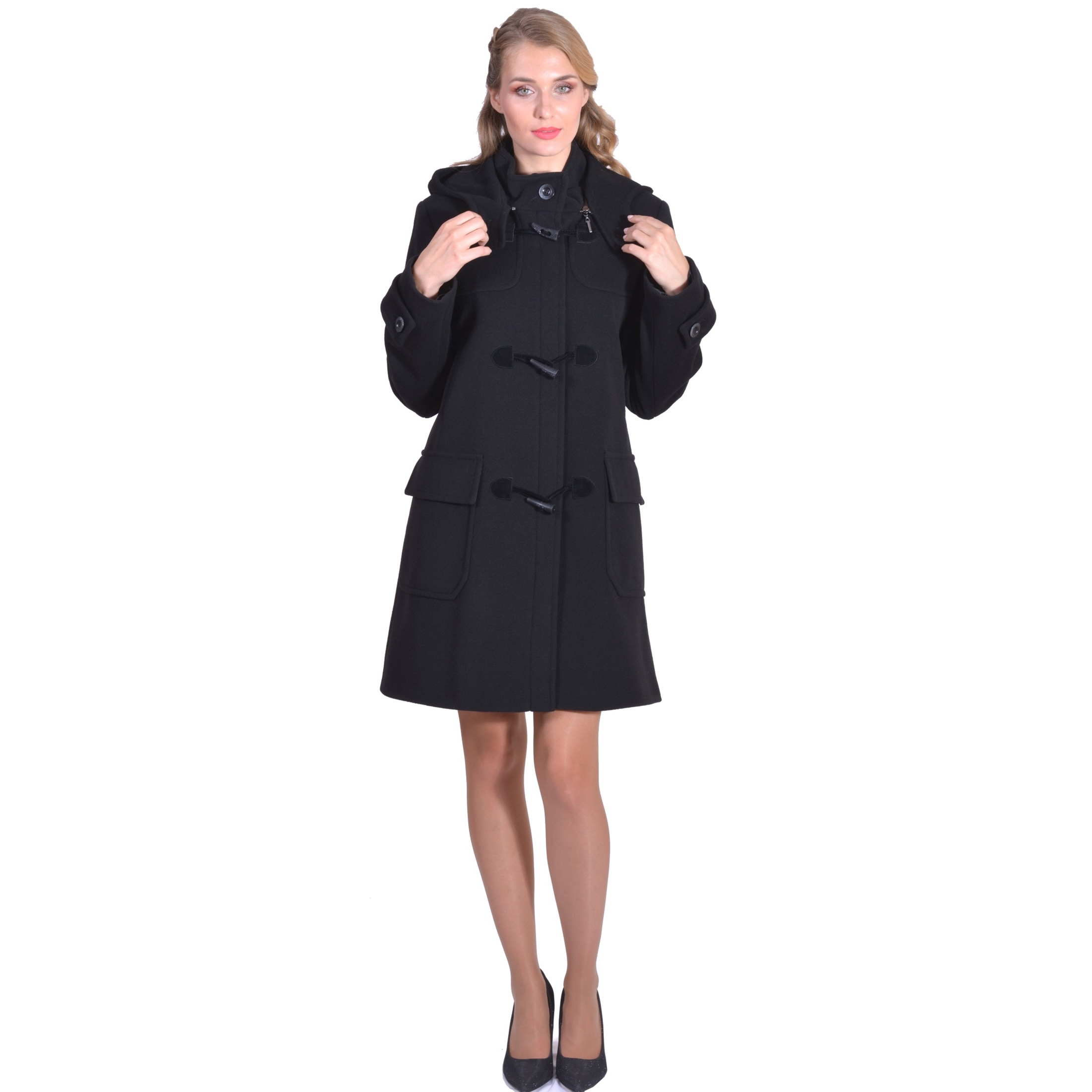 women's montgomery coat,lady m ženski montgomery kaput