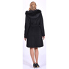 black lady m coat wool alpaca, crni kaput vuna alpaka